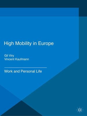 cover image of High Mobility in Europe